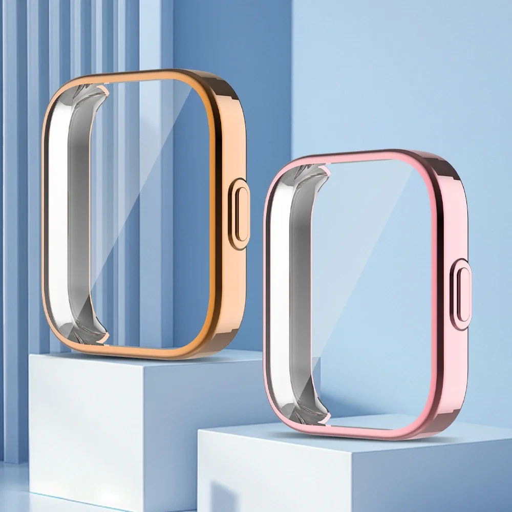 Full Coverage TPU Screen Protector Case for Smart Watch - Enhanced Protective Shell Accessories