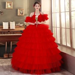 Sexy Halter Quinceanera Dresses New Sweet Party Dress Ball Gown Off The Shoulder Zipper Back Beautiful Fluffy Robe De Bal