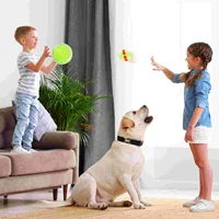 Toy Sticky Cricket Sucker Ball Throw and Catch Interactive Toy Stick Ball for Children Blue Stick Sticky Ball 2