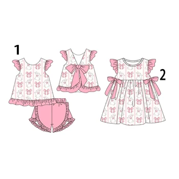 Pink Bunny Ruffle Dress 1