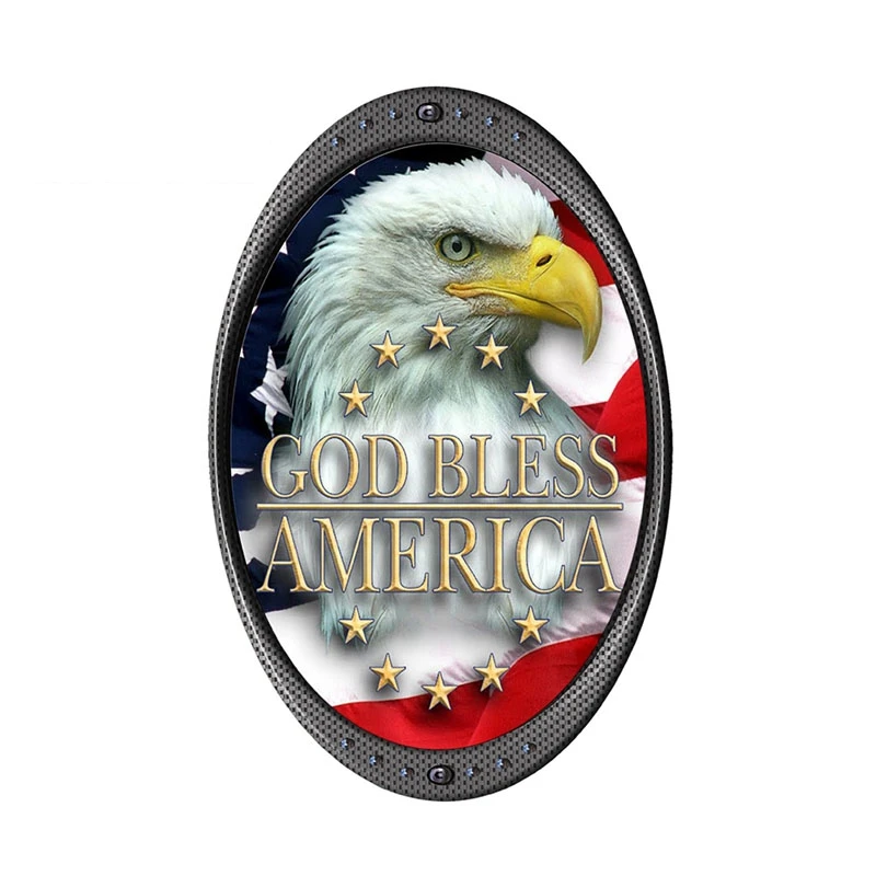 

Z1091# Self-adhesive Decal For God Bless America Car Sticker Waterproof Auto Decors on Bumper Rear Window Laptop