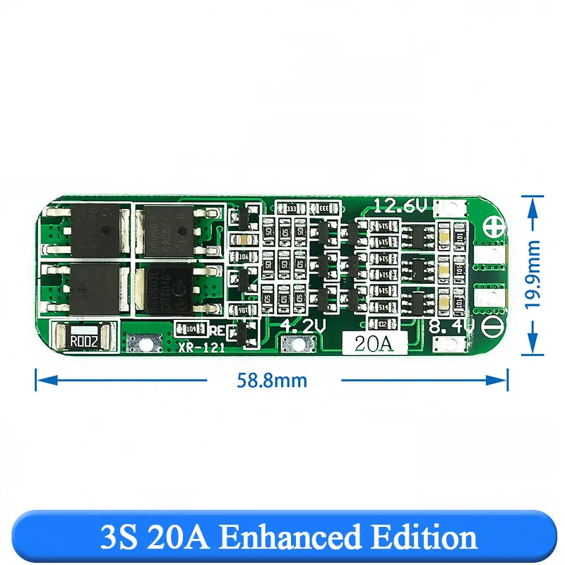 High-Capacity Lithium Battery Charger Protection Board with Enhanced Balance and Drill Motor Compatibility