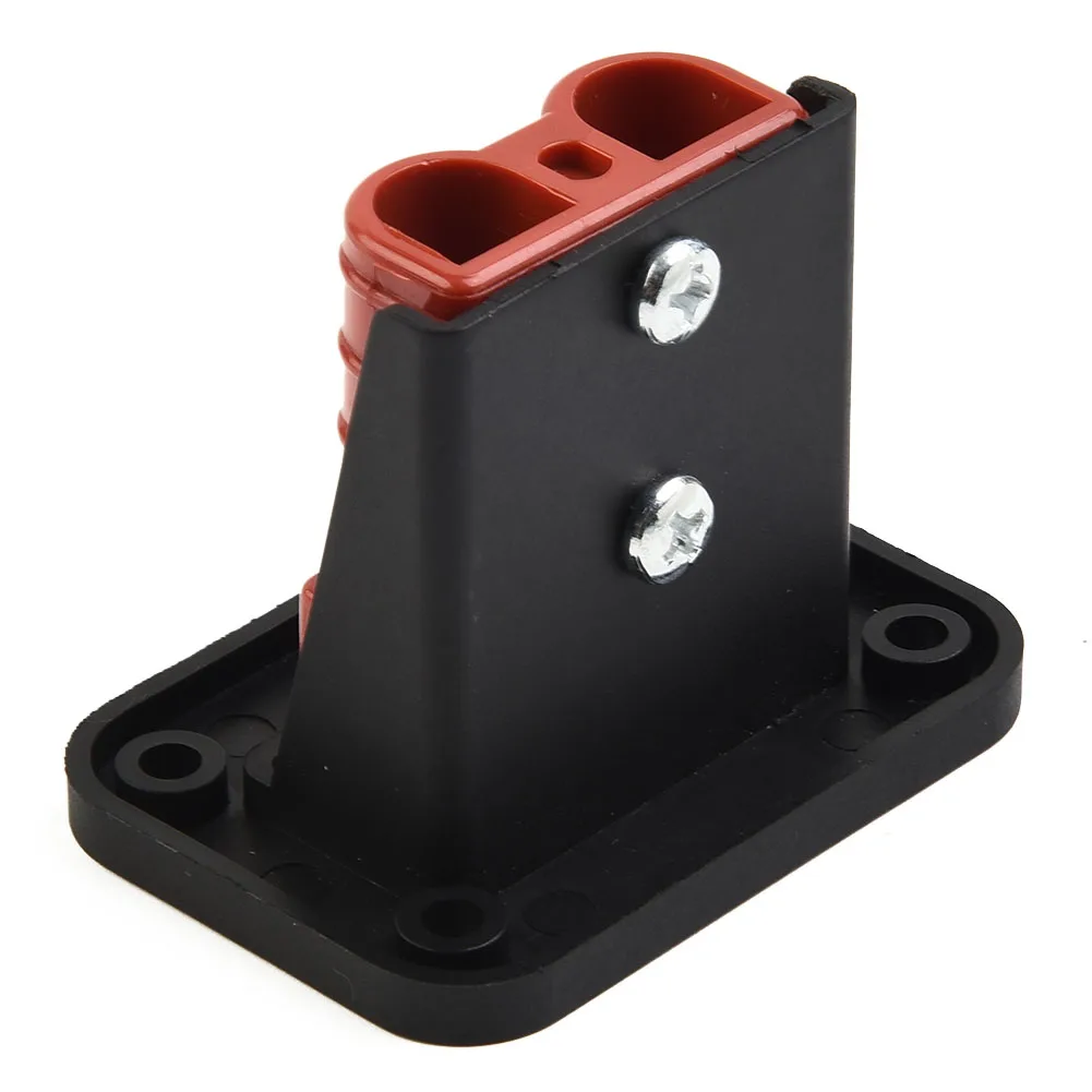 Twin Dual Flush Mount 50 Amp For Anderson Plug Mounting Bracket Caravan Trailer Truck For Anderson Connection Plug Connector 1pc