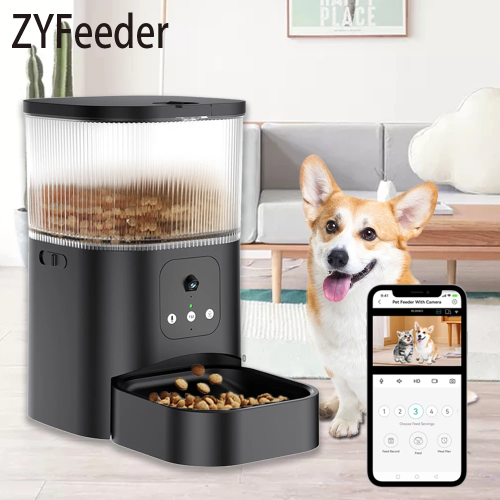 AlimentadorautomticoPetCatSmartFeedingMachineDogFoodDispenser