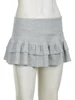 Rockmore Y2K Aesthetics Pleated Mini Skirts Women Fairycore Kawaii Ruffles Patchwork Solid Retro Skirts 2000s Coqutte Clothes 6
