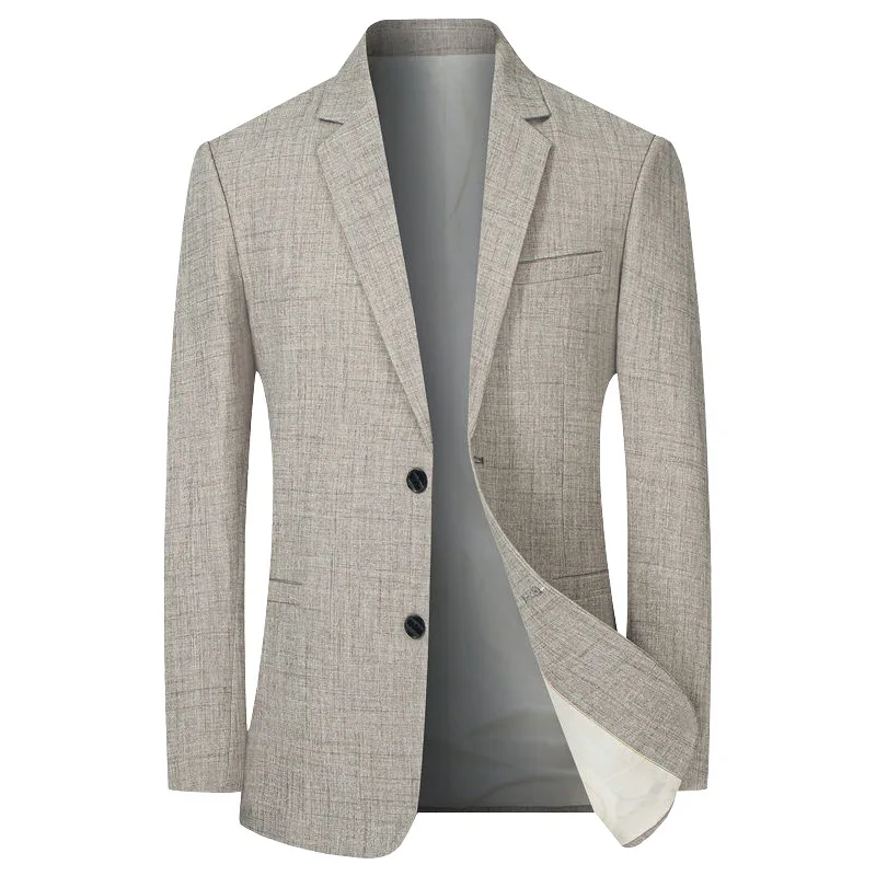 Men Thin Blazers Jackets New Fashion Male Business Casual Suits Coats High Quality Man Spring Slim Blazers Jackets Coats 4XL