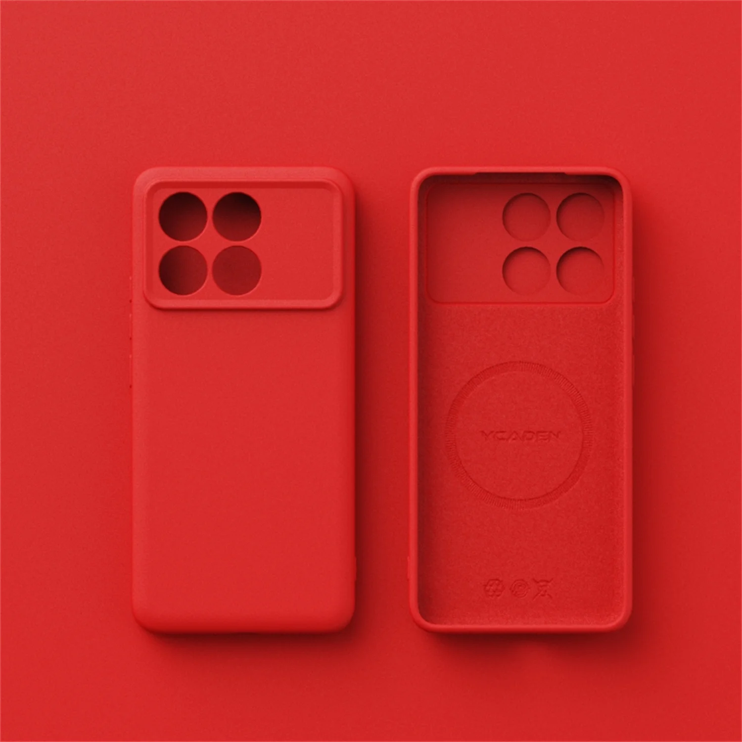 Enhanced Liquid Silicone Magnetic Wireless Charging Case - Ultra Soft Skin Smooth Cover