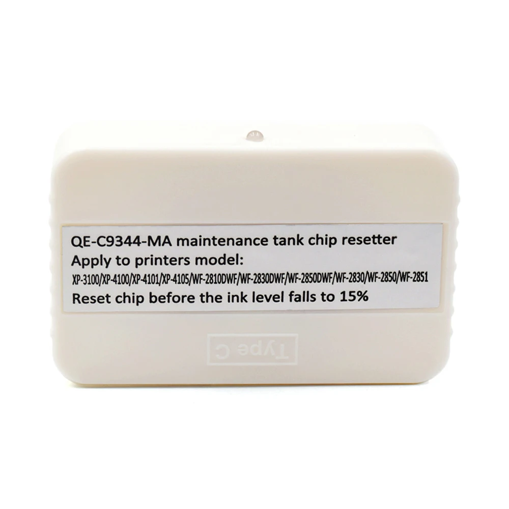 C9344 유지 보수 상자 탱크 칩 리셋 터 엡손 L3560 L3550 L5590 XP-2100 2105 XP-3100 XP-3105 XP-4100 XP-4105 2810 프린터