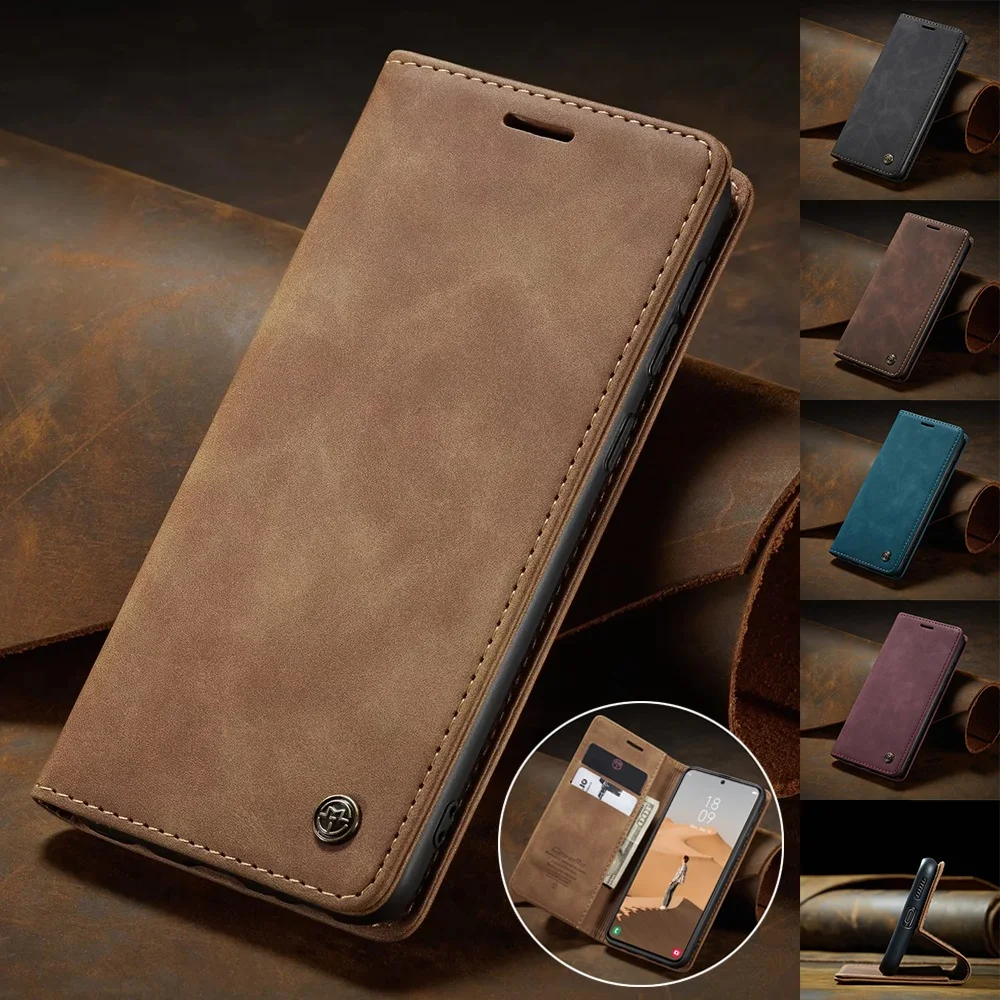 Leather Flip Cover Case - Elegant Protection