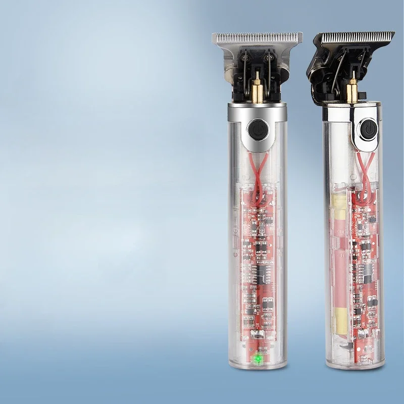 

Resuxi JM-701 Hair Cutting Machine Electric Hair Clippers Rechargeable Cordless Close Cutting T9 Tranaparent Hair Trimmer