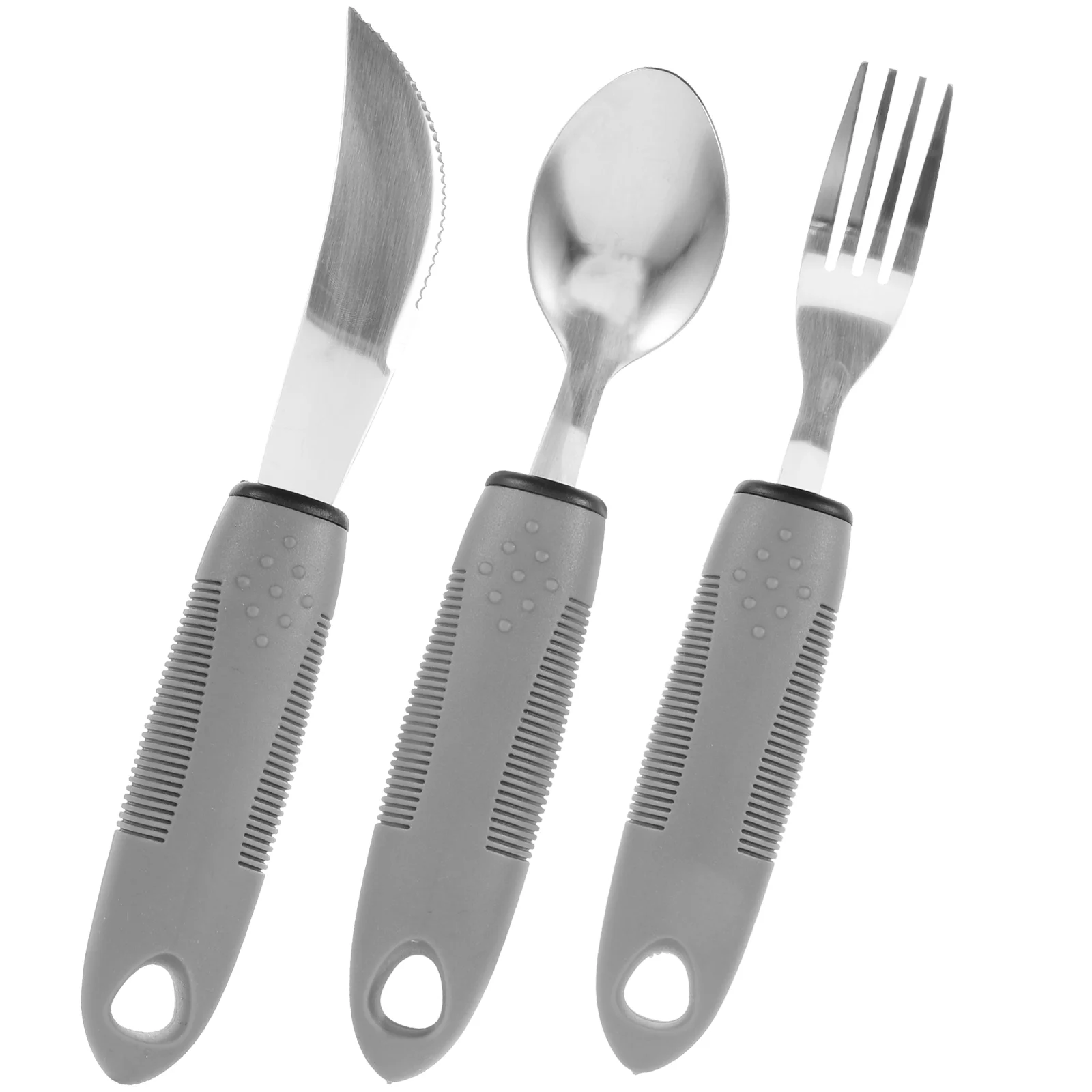 

Приспосабливаемая посуда для пожилых людей, угловые ложки, вилка, вилка, столовые приборы из нержавеющей стали, изогнутые столовые приборы для самокормления