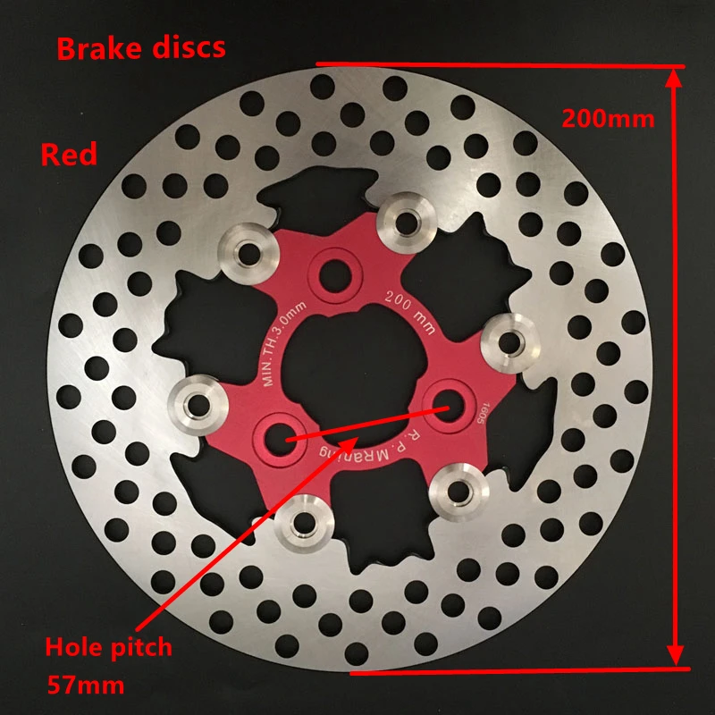 1 PCS Universal Aluminum alloy Floating disk motorcycle brake disc