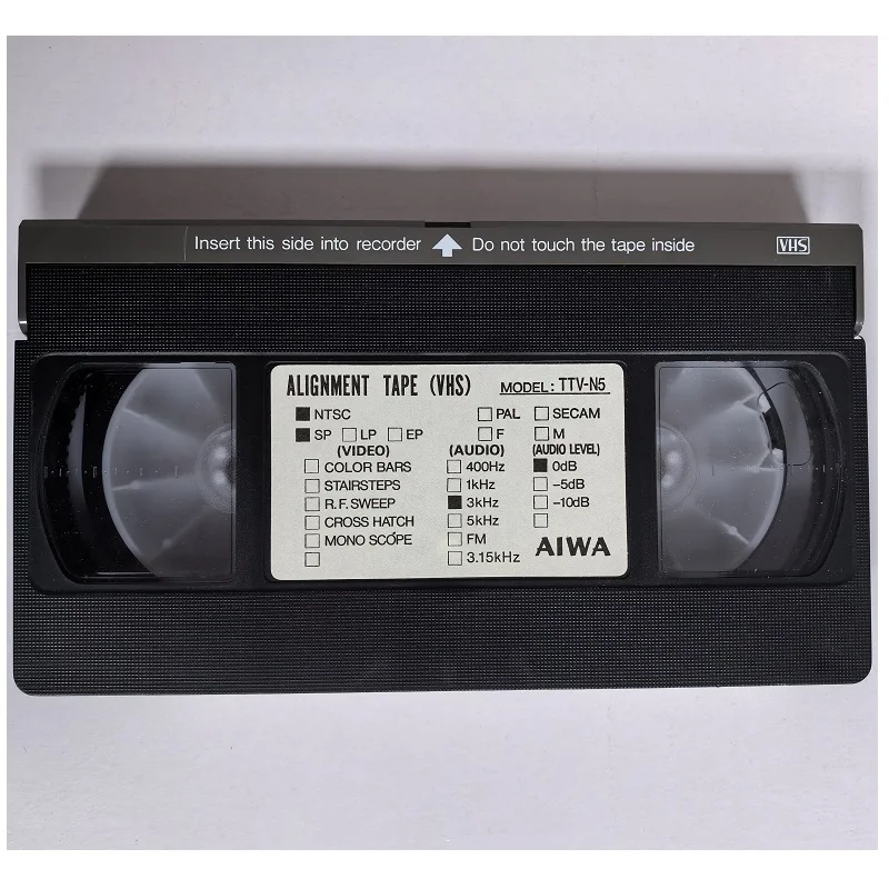 Vhsテストテープ、配置テープ、カラーバー、手根、昆虫、モノ