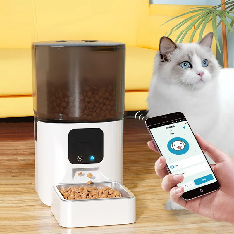 Distributeur Nourriture Chat Automatic Cat Feeder With 2K Camera