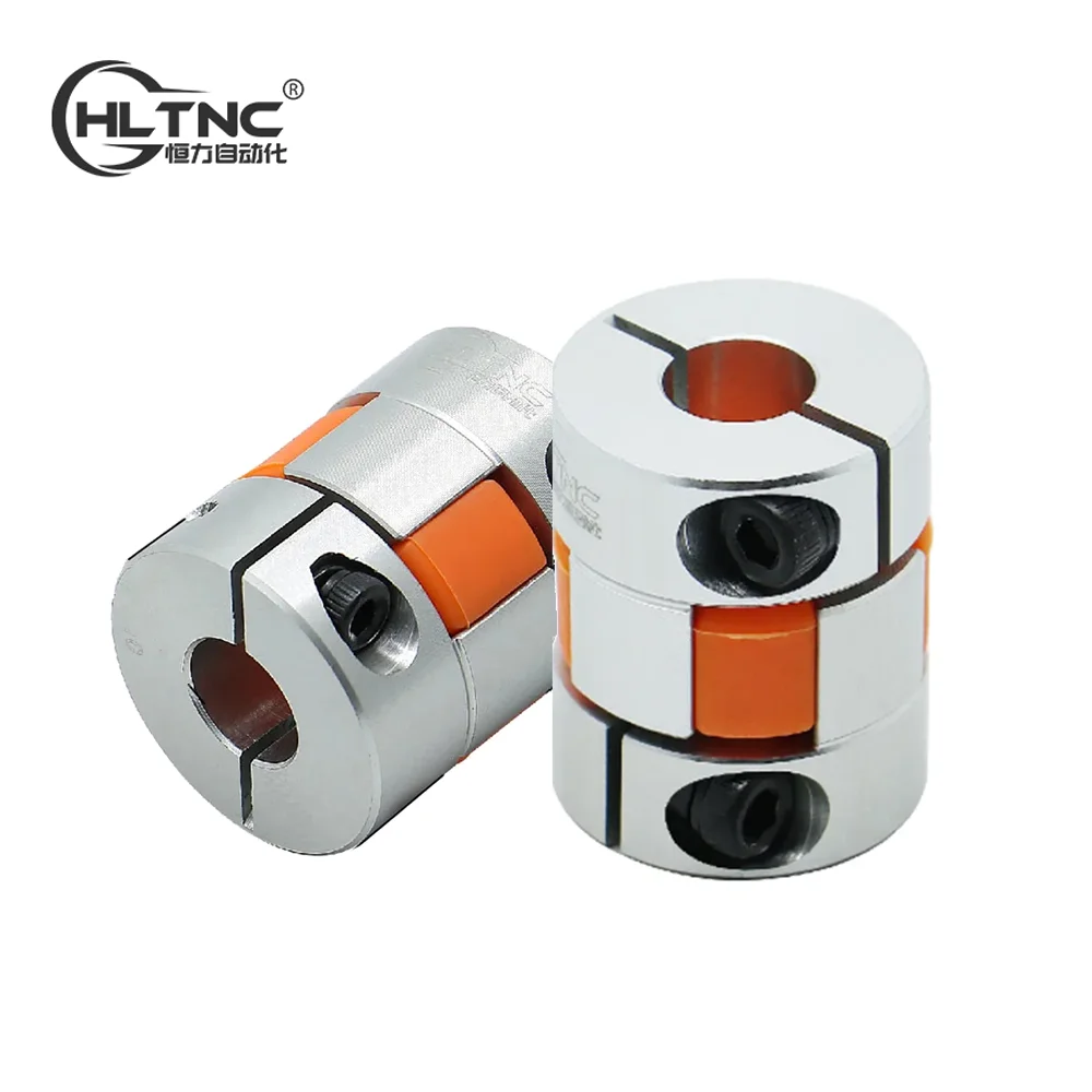 Flexible Coupling 4Pcs D20 L25 2 Jaw Spider Plum Flexible Coupler For CNC 3D Printer Stepper Motor Shaft