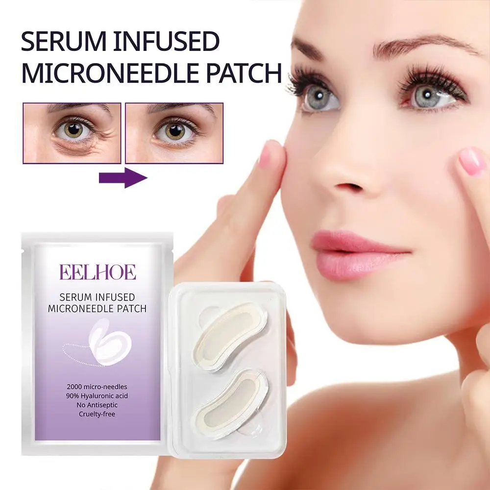 

2000 Micro-needle Under Eye Patch For Anti Wrinkle Aging Dark Circles Moisturizing Under Eye Gel Pads Eye Skin Care