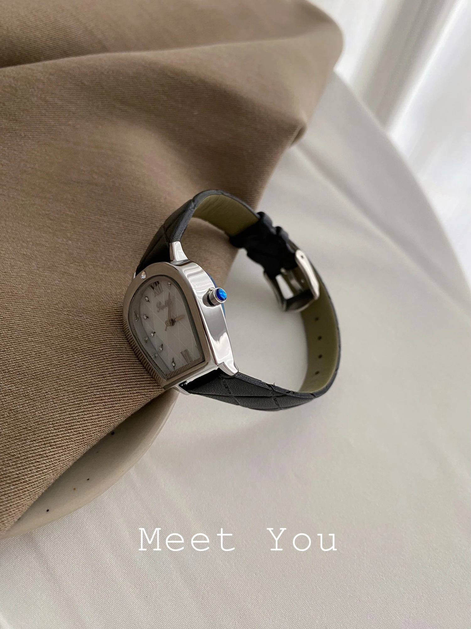 Shell New Lady Women's Watch Japan Quartz Elegant Small Fashion Simple Hours Real Leather Bracelet Clock Girl Birthday Gift Box