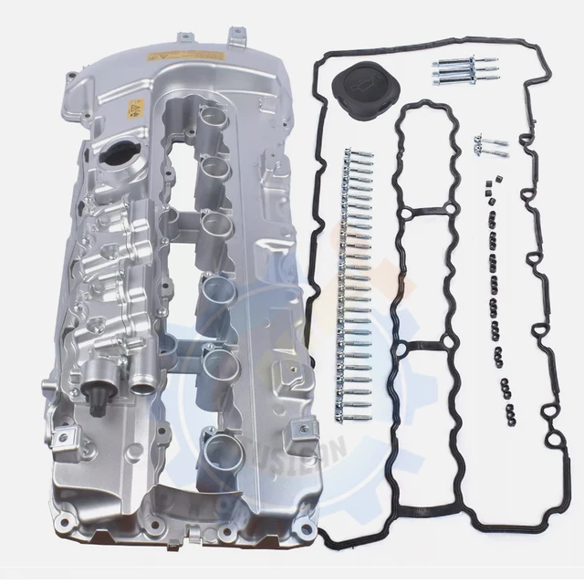 Tapa De Válvulas (culata) Con Junta Para BMW N54 - Modelos Z4, 335i, 740i, Etc., Color Negro, Plástico