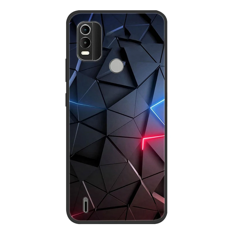 Nokia C21 Plus Black Silicone Soft Phone Case Cover