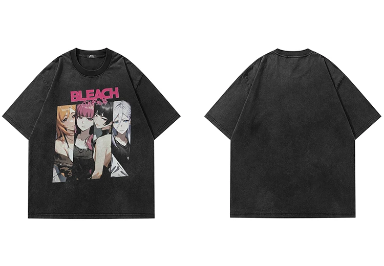 Bleach Anime Girls Graphic T-Shirt S0fdefca982594156927e923c153de9f3O