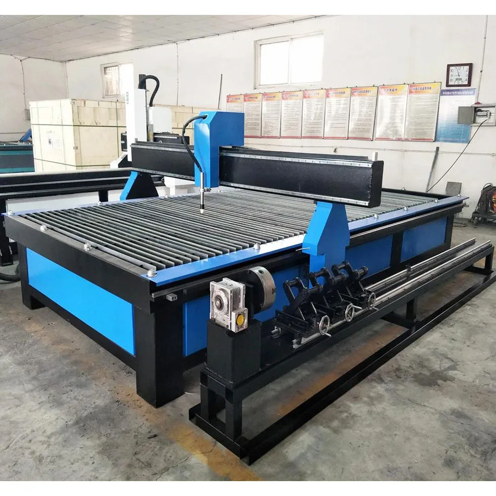 Latest Tech 1325 Cnc Plasma Cutting Metal Machine With Huayuan Plasma Power Supply 160A 200A 300A Big Power 2