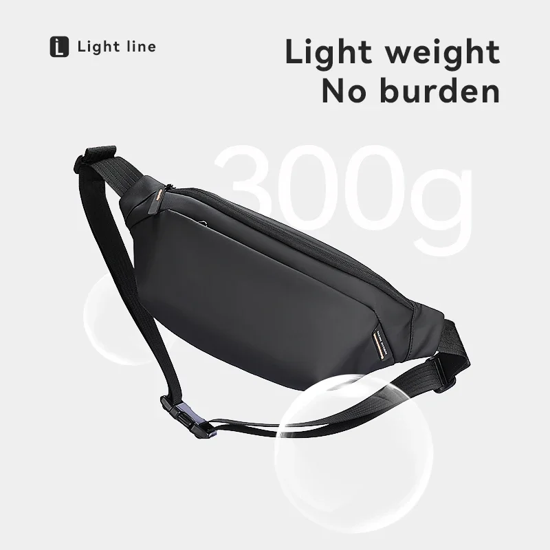 Men's Crossbody Bag for Daily Outdoor Sports Cycling Single Shoulder Bags Waterproof and Lightweight Small Chest Bag