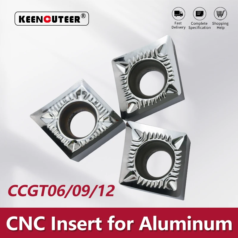 Carbide Insert CCGT060202 CCGT09T304 CCGT120408 AK H01 for Aluminum SCLCR External Turning Tool Blade Lathe Parts CNC Cutter turning tool insert