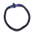 Black blue beads