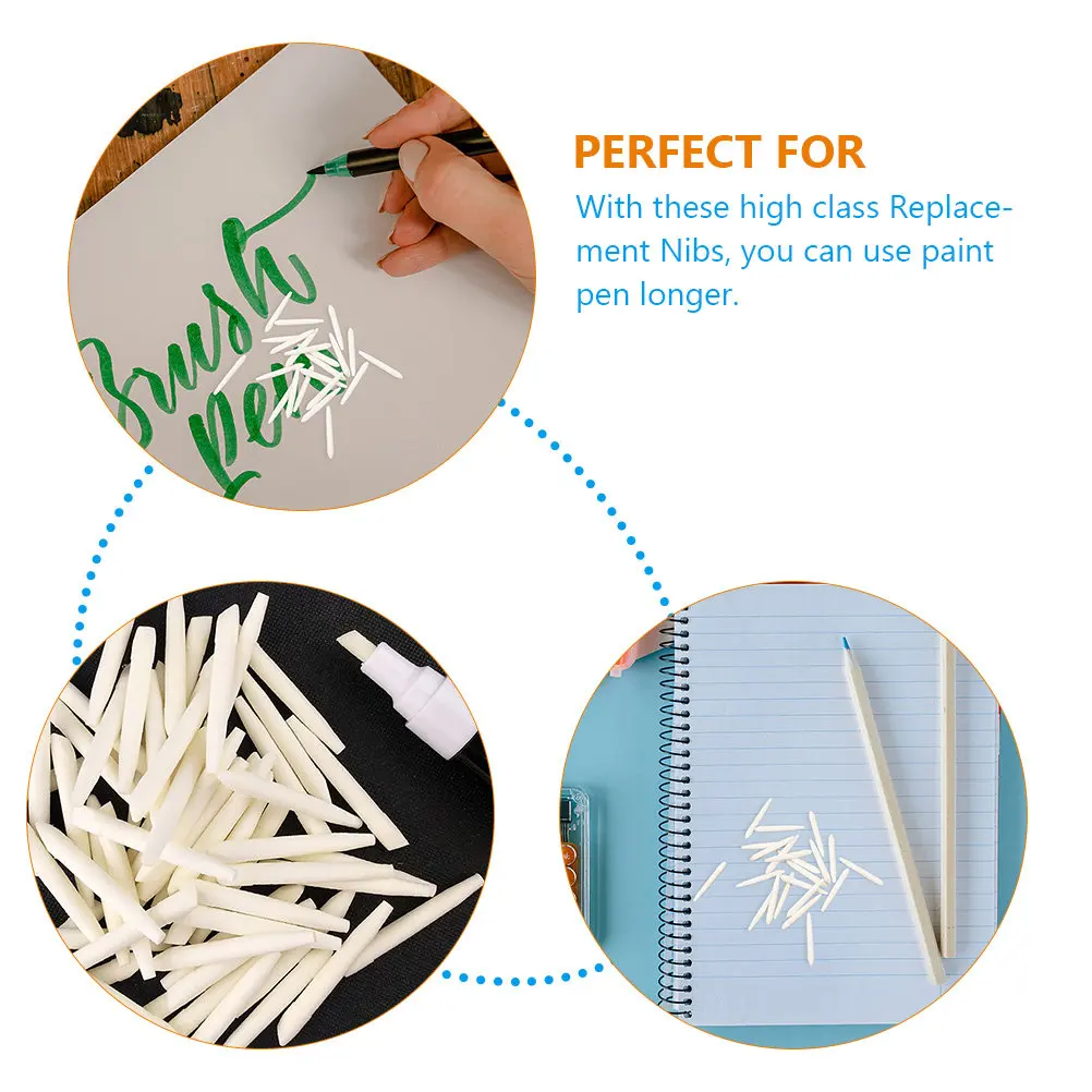 30Pcs 파인 팁 페인트 펜 펜촉 리필 가능 마커용 교체 포인트 프리미엄 품질 긴 서비스 시간 휴대용 마커 펜