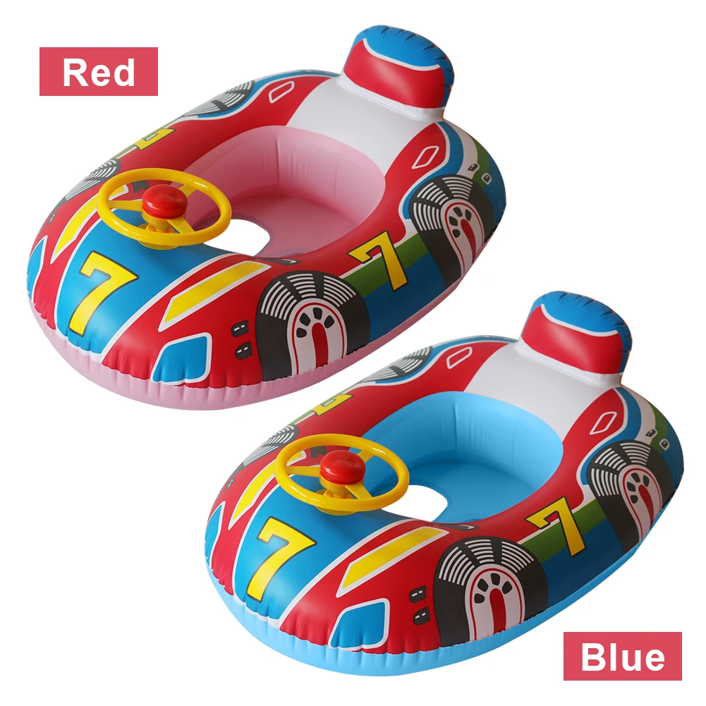 Inflatable Float Seat Baby Swimming Circle Toddler Swimming Ring Kid Child Swim Ring Accessories Water Fun Pool Beach Toys 6