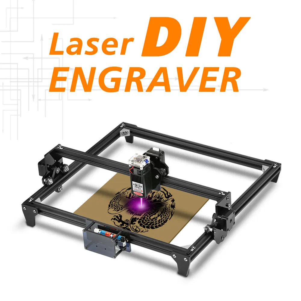 cheap 3d printer TWO TREES 2.5W/5.5W EU/US Engraving Machine 400X300mm Module 7.5W 20W CNC 3D Printer DIY Engraver For Wood Plastic Bamboo 3d printing machine