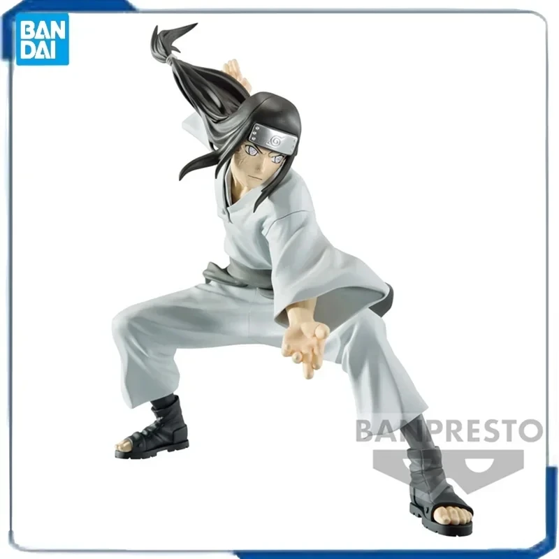 

BANDAI Original Naruto Shippuden Hyuuga Neji VIBRATION STARS Anime Action Figure Collectible Model Kids Toy Birthday Gift