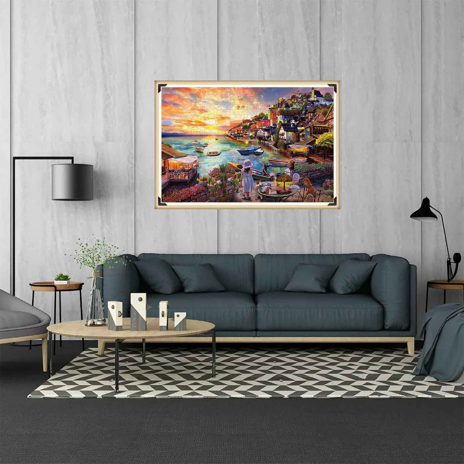 1000 Pieces Summer Lake Jigsaw Puzzles For Adults Home Decor Games Family Fun Floor Puzzles Educational Toys For Kids wooden jigsaw puzzles jigsaw puzzles mini jigsaw puzzle educational puzzles paper puzzle toys