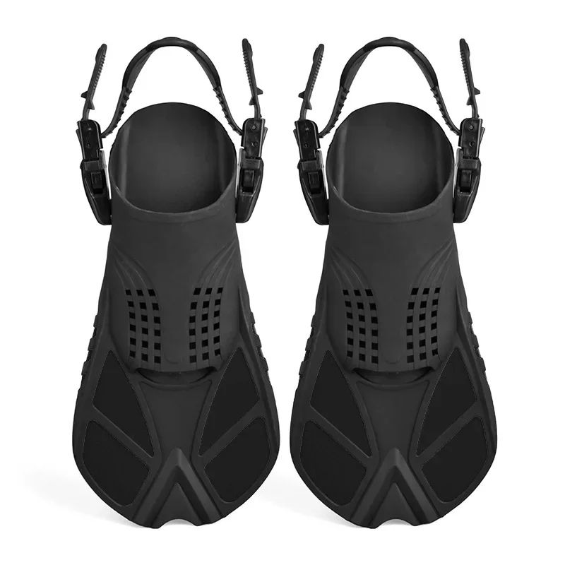 

Быстросъемная Регулируемая обувь с открытой пяткой для взрослых, обувь для тренировок с короткими ластами и утиными ластами