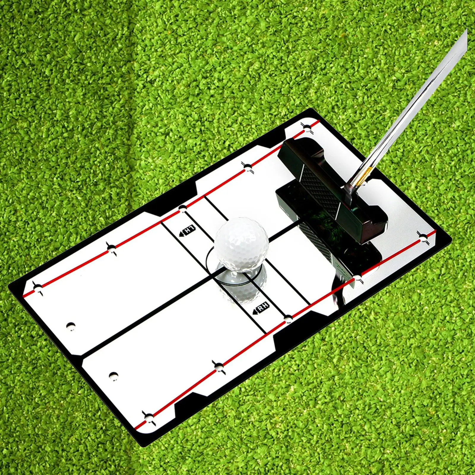 

Golf Putting Alignment Mirror Golf Training Aid, Learning Tool, Durable Golf