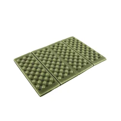 Foldable Waterproof Outdoor Sitting Cushion - Portable Foam Chair Mat for Camping, Solid Padding (Green)