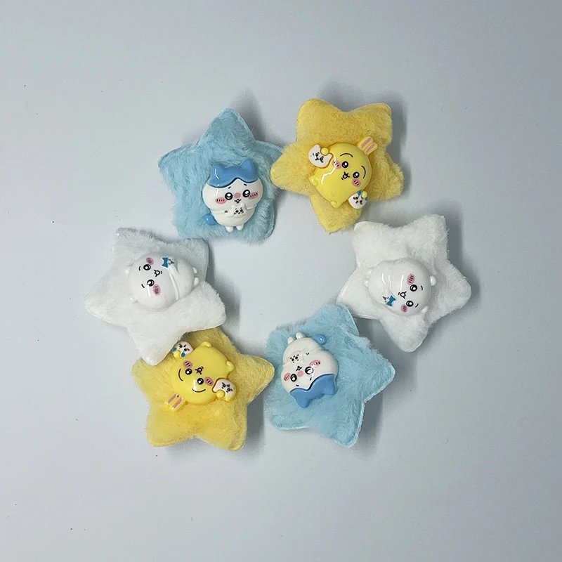 치카와 헤어 클립, 귀여운 봉제 엣지 클립, 하치웨어 애니메이션 캐릭터 소녀, 귀여운 헤어 액세서리, 신제품 