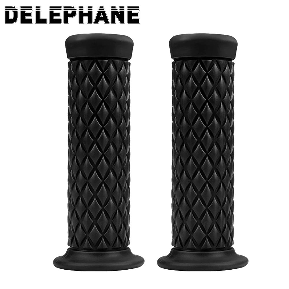 Universal Bike Grips Non Slip Rubber Handle Bar End Grip 22mm Bicycle
