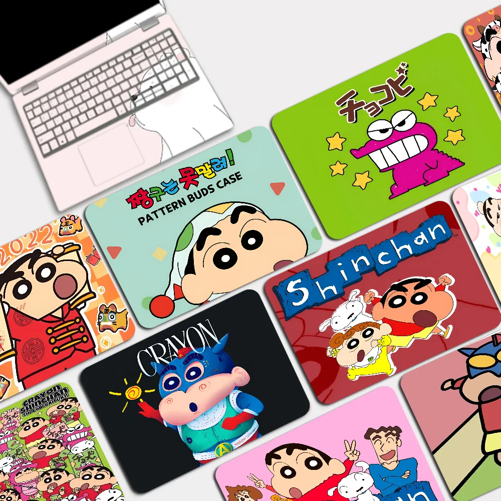 애니메이션 만화 C크레용 신짱 마우스 패드, 미끄럼 방지 게이밍 마우스 패드, 게이머 데스크 매트, 키보드 패드, 사무실 장식