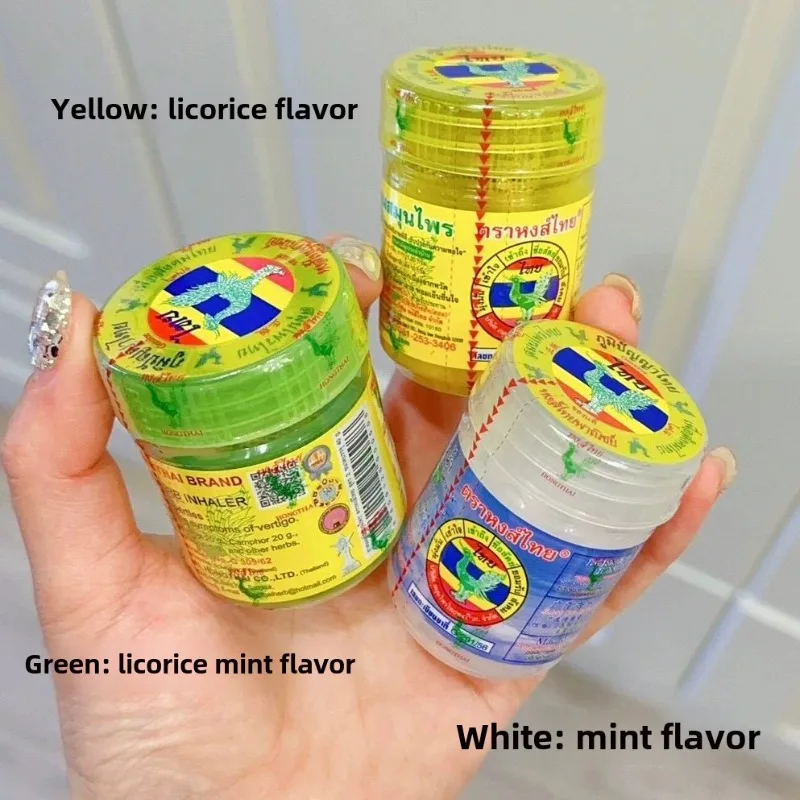 Mixed flavor Thailand Traditional Thai Herbal Inhalant Inhaler Nose Flow Carsick Nasal Congestion Refreshing Essences 5/3/1pcs