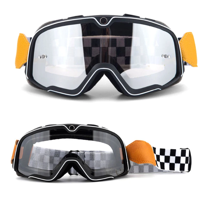 

Cycling Glasses Motocross Goggles New Vintage Adult Bike Ski 안전고글 Dustproof Anti-UV Man Gafas Protectoras Moto Day and Night