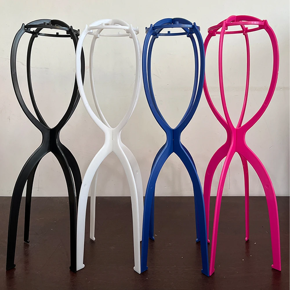 Height 50 And 35 Cm Colourful Wig Stand Mannequin Head/Stand Portable Folding Wig Stand Display Tools For Wigs wig stand wig stand holder wig head mannequin wig storage stand mannequin head holder mannequin head model wig supplies