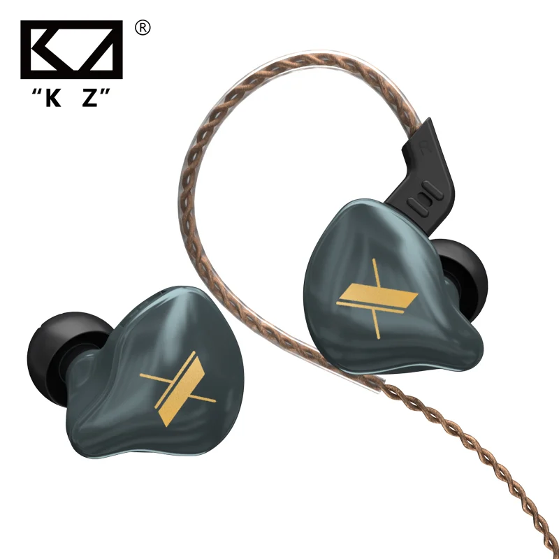 KZ EDX Wired Headphone With Microphone Earbuds MP3 Player In Ear