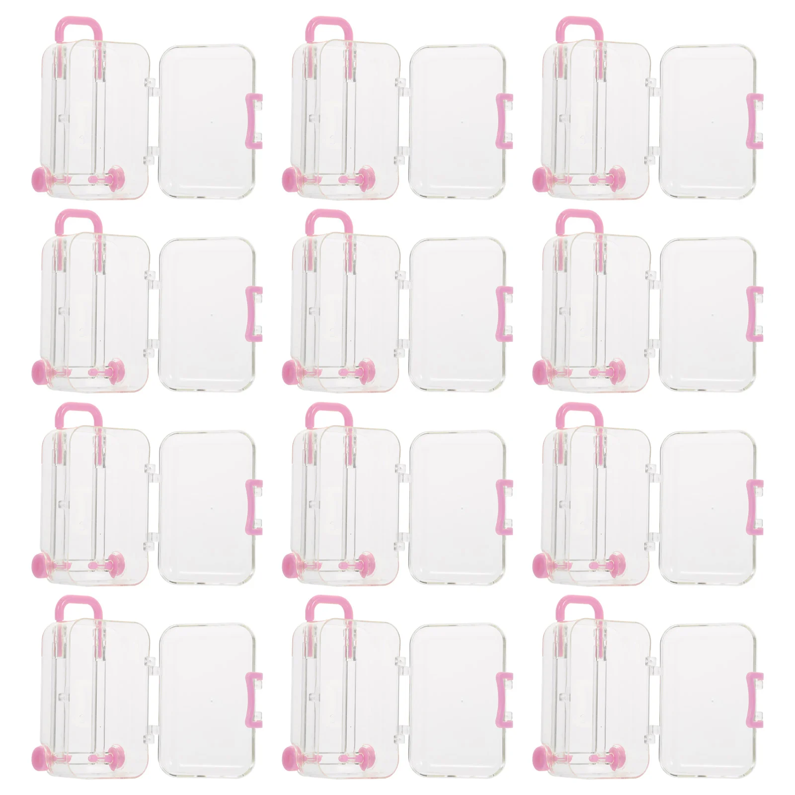 

Shower Gift Box Miniature Suitcase Candy Boxes Wedding Favors Sky- Blue Birthday Bags