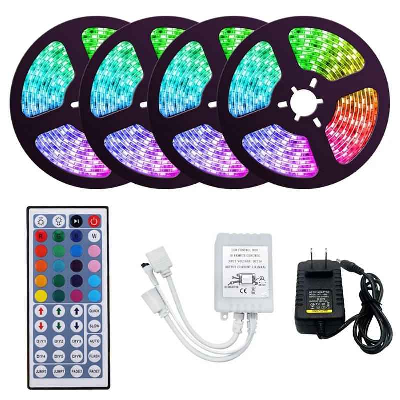 

Гибкая светодиодная лента, 20 м, 3528 RGB, светодиодов