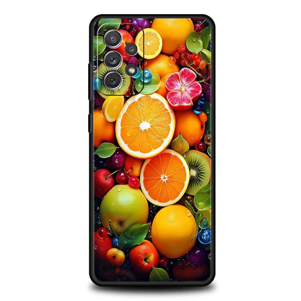 Cartoon Obst Telefon Fall für Samsung Galaxy A15 A14 A25 A54 A34 A51 A71 A73 A32 A52 A52S A11 A21s A31 A41 5g Soft shell Capa Tasche – Detail 5