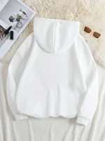 Leopard Print Cherry Letter Printed Women's Autumn Winter Round Neck Sweatshirt Casual Long Sleeved Top Hoodies Women's Clothing - Image 3