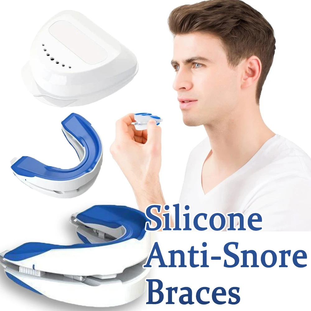Anti-Snore Mouthpiece Bruxism Mouth Guard Improve Sleeping Aid Braces Teeth Orthodontic Snoring Night Device Stop Snore anti snore mouthpiece