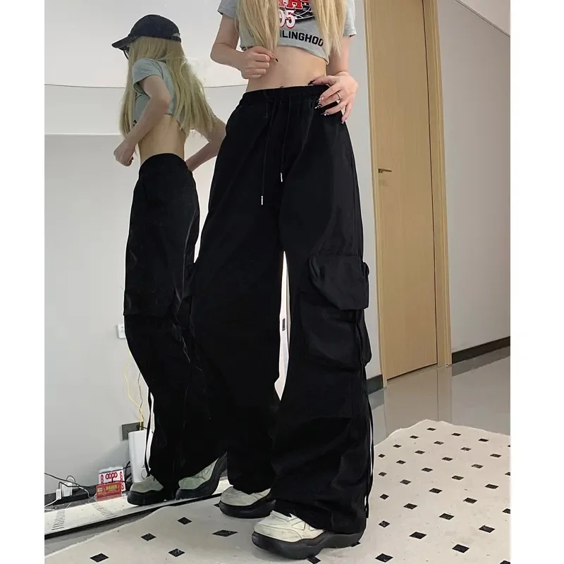 2023 New Workwear Pants Men's Women's Spring Autumn Loose and Slim Wide Leg Casual American Quick Dried Straight Leg Leggings