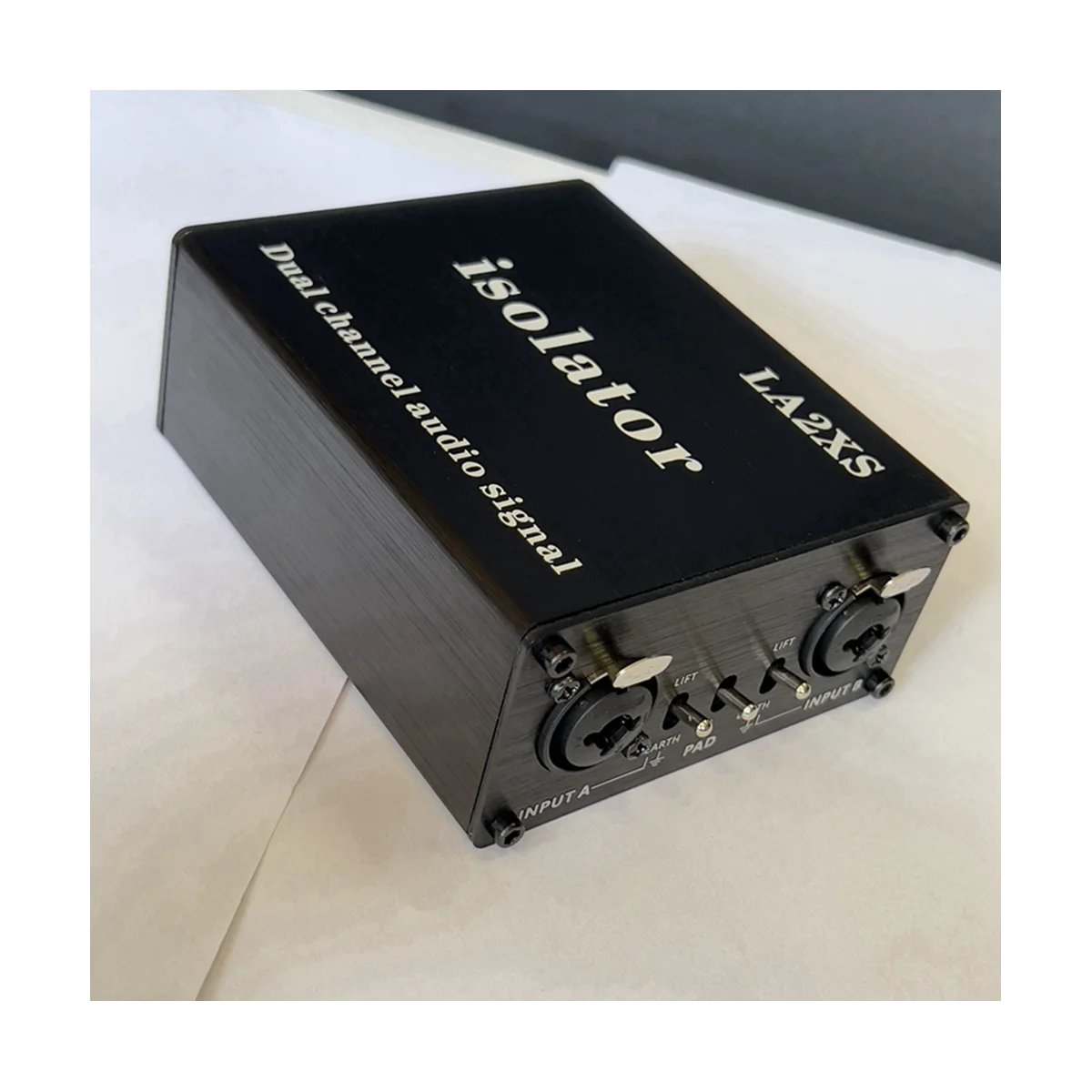 Audio Isolator Noise Reduction Filter Eliminates Current Noise Dual-Channel 6.5 XLR Mixer